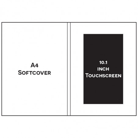 Paper ER A4 PORTRAIT A4P10101B 10.1 INCH TOUCHSCREEN Video Brochure