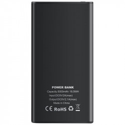 Plastic ER CLASSIC CC1P1009L Power Bank with backlit logo