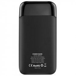 Power Bank z Ładowarką Bezprzewodową ER CLASSIC CC1P1015 QI Plastikowy