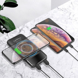 Power Bank z Ładowarką Bezprzewodową ER CLASSIC CC1P1015 QI Plastikowy