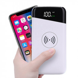 Power Bank z Ładowarką Bezprzewodową ER CLASSIC CC1PW09 QI Plastikowy