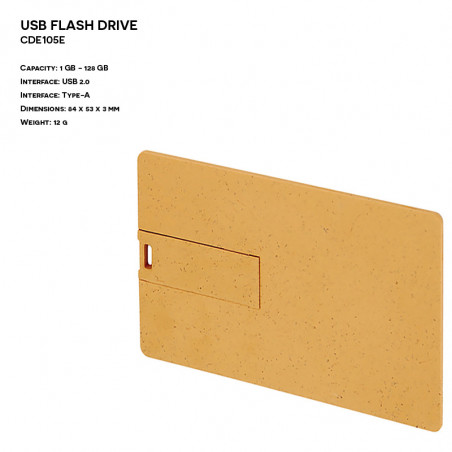 Biodegradable ER CARD CD105LEA2 Pendrive