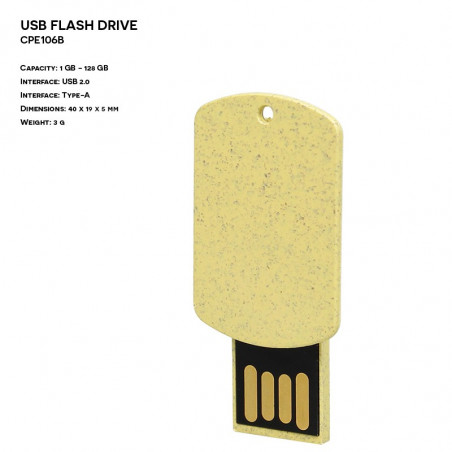 Eko Pendrive ER SPINACZ CPE106B Biodegradowalny