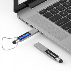 Pendrive stylus z podświetlanym logo ER CLASSIC CC369L Metalowy