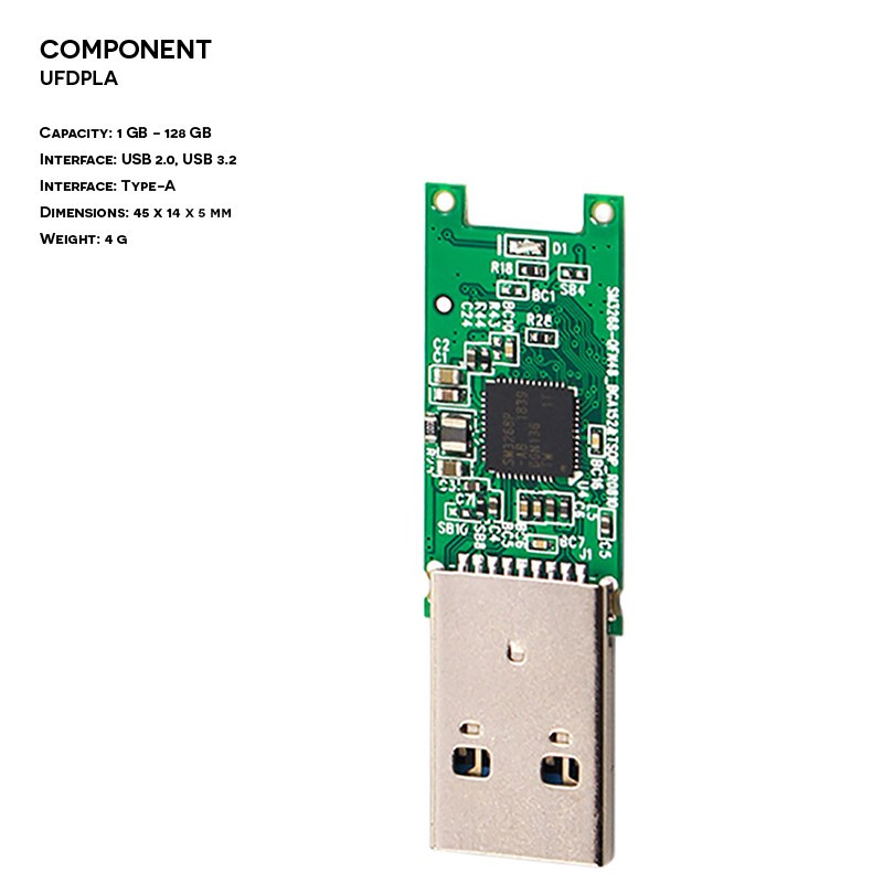 ER PCBA FLASH UFDPLA Component