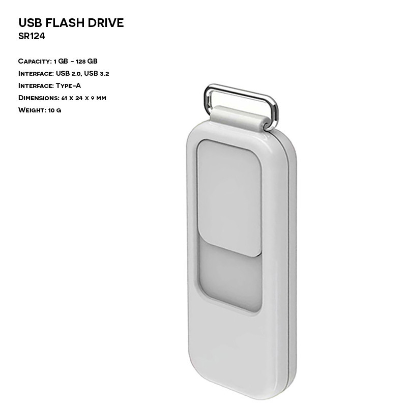 Pendrive ER SLIDER SE124 Plastikowy