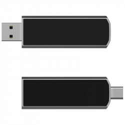 Metal ER SLIDER with glowing logo SRP312CL TYPE C Pendrive