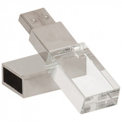 Metal - Glass ER CLASSIC CC3910L Pendrive with illuminated logo