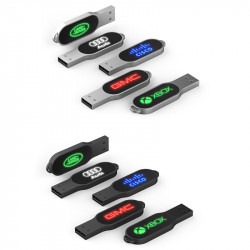 Pendrive ER CLASSIC CC381L Metalowy z podświetlanym logo