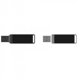 Pamięć USB z podświetlanym logo ER CLASSIC CCP384L Metalowy