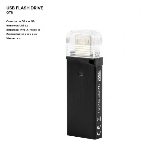 Pendrive GOODRAM OTN MICRO B Metalowo - Plastikowy