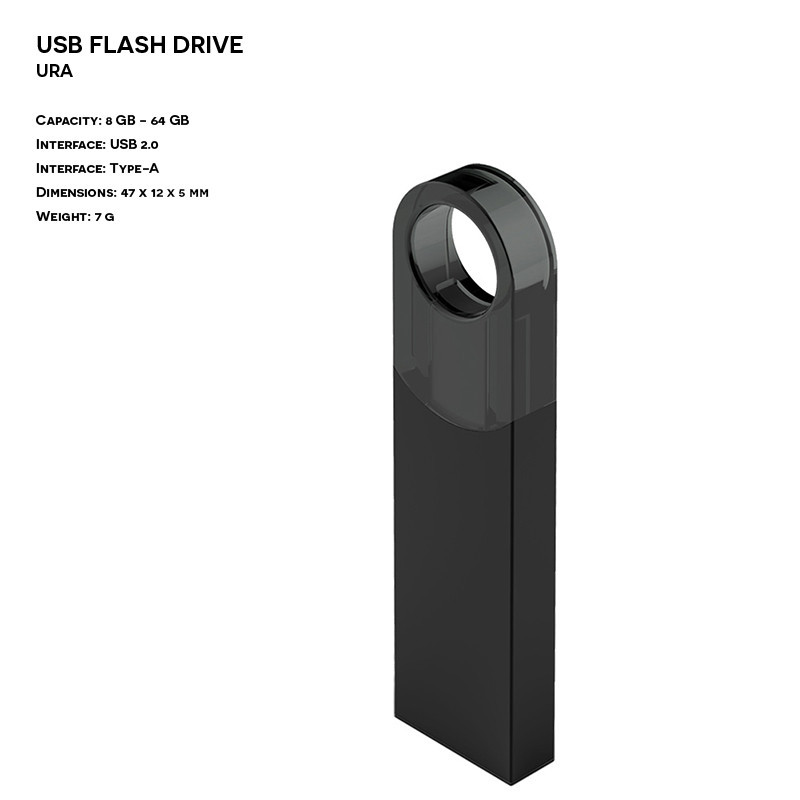 Pendrive GOODRAM URA Metalowo - Szklany