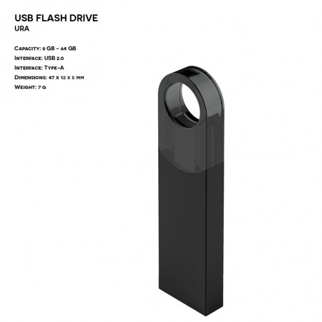 Pendrive GOODRAM URA Metalowo - Szklany