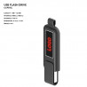 Leather Promotional Pendrive with backlit logo ER CLASSIC CCP515L