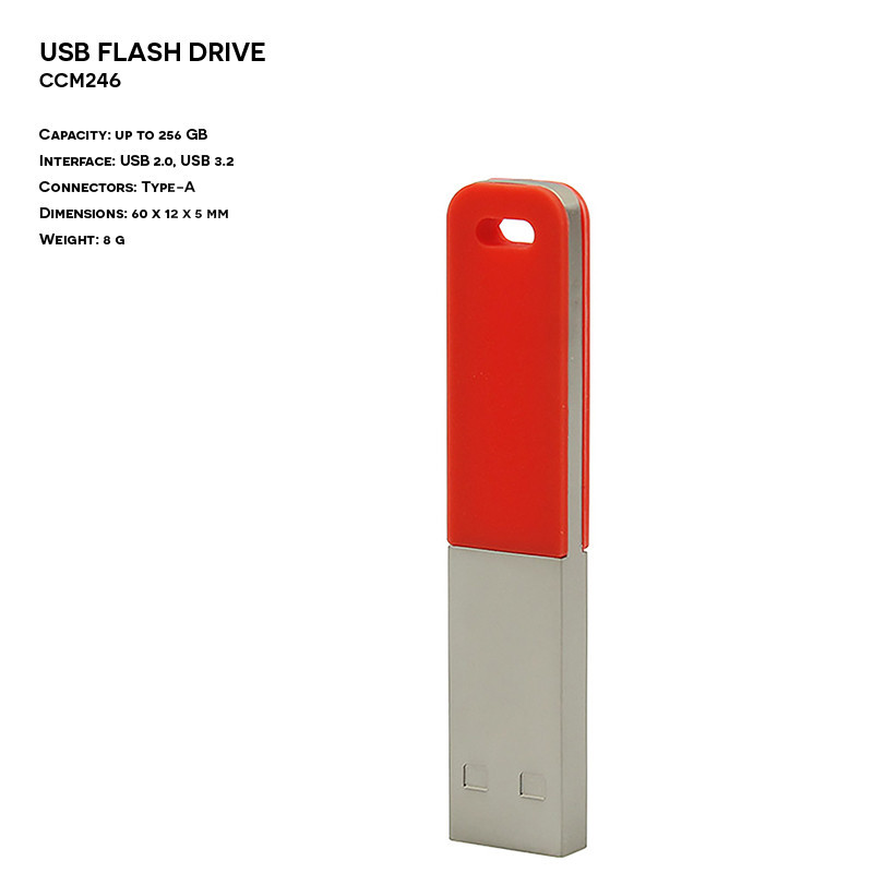 Pendrive ER CLASSIC CCM246 Metalowo - Silikonowy