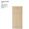 Pendrive reklamowy ER CLASSIC CC401 Drewniany