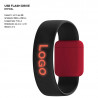 Plastic - Silicon ER BRACELET with LED logo BT104L Pendrive