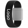 Plastic - Silicon ER BRACELET with LED logo BT104L Pendrive