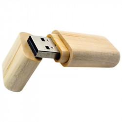 Pendrive ER CLASSIC CC408 Drewniany z grawerowanym logo