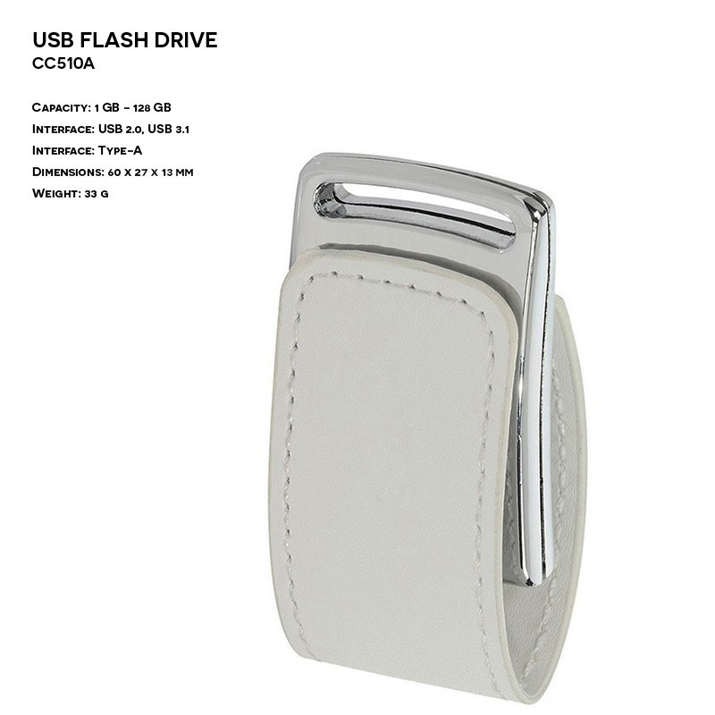 Leather - Metal ER CLASSIC CC3510 Pendrive