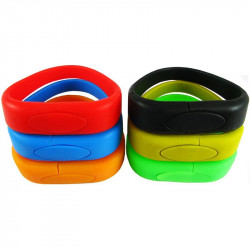 Silicon ER BRACELET BT103 Pendrive with logo printing