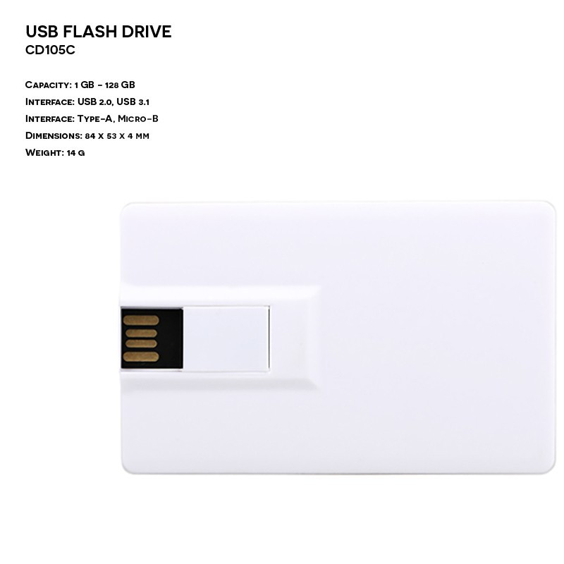 Plastic ER CARD CD105LLB MICRO B OTG Pendrive