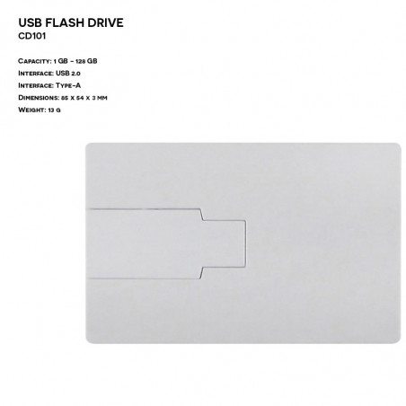 Plastic ER CARD CD101 Pendrive
