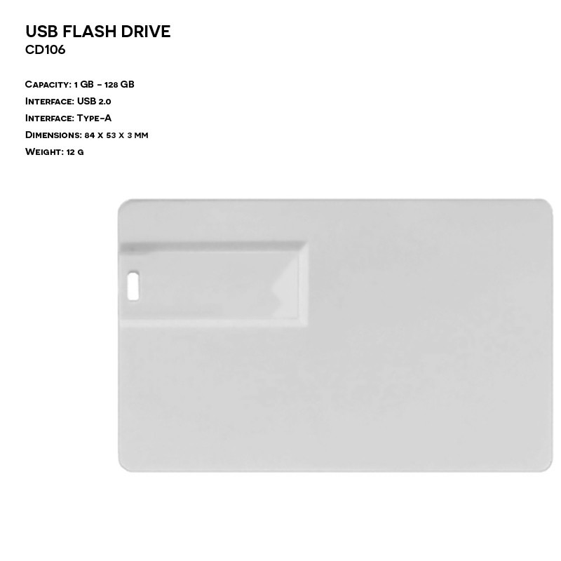 Pendrive ER KARTA CD106 Plastikowy