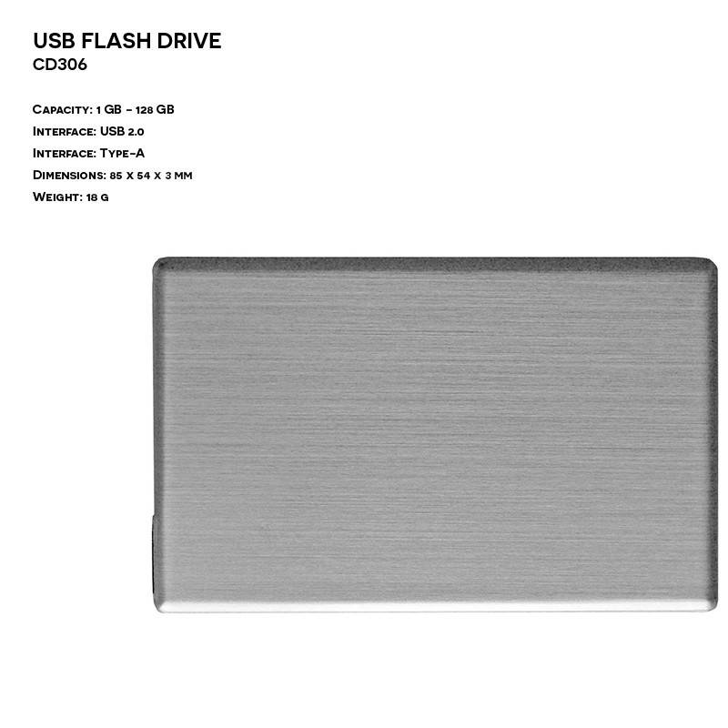 Metal ER CARD CD306 Pendrive