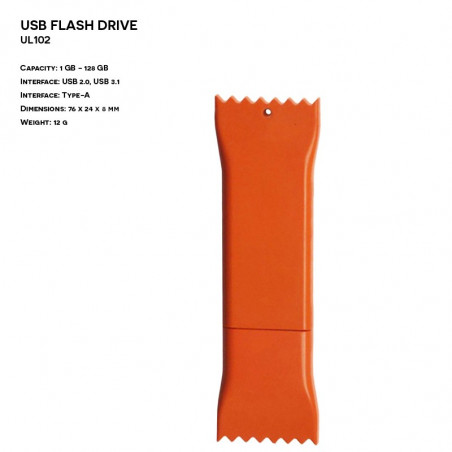 Plastic ER CANDY UL102 promotional Pendrive