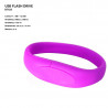 Silicon ER BRACELET BT103 Pendrive with logo printing