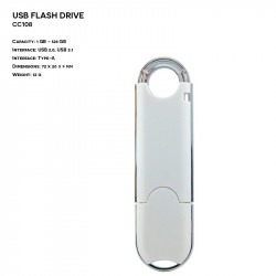 Plastic ER CLASSIC CC108 Pendrive with logo
