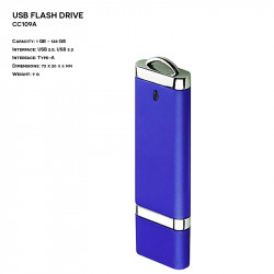 Plastic ER CLASSIC CC109A Pendrive with logo