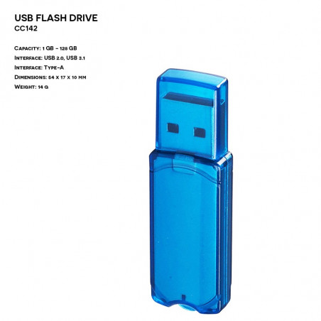 Transparent Plastic ER CLASSIC CC142 Pendrive