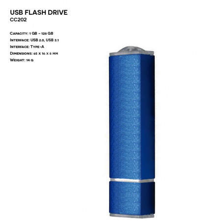 Plastic - Metal ER CLASSIC CC202 Pendrive