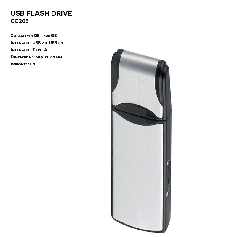 Plastic - Metal ER CLASSIC CC205 Pendrive