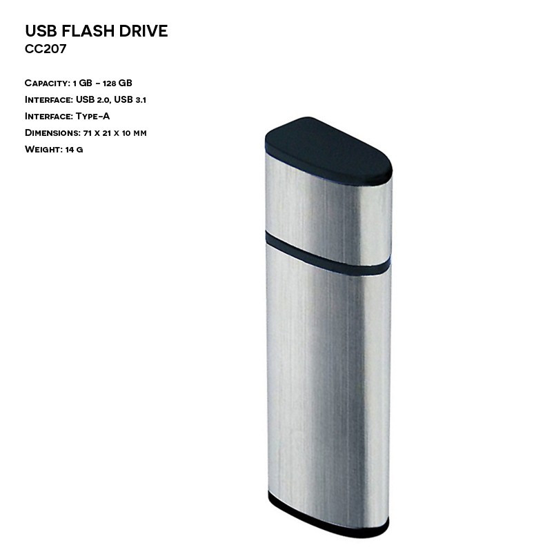 Plastic - Metal ER CLASSIC CC207 Pendrive