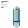 Plastic - Metal ER CLASSIC CC226 Pendrive with engraving