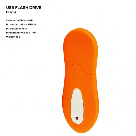 Plastic - Metal ER CLASSIC CC234 Pendrive