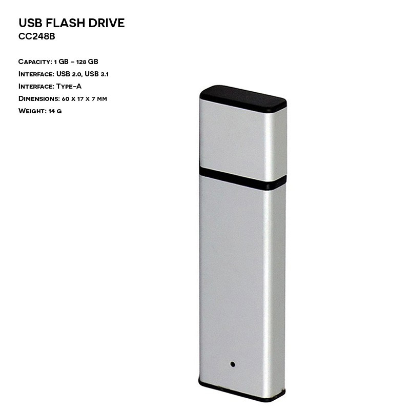 Plastic - Metal ER CLASSIC CC248B Pendrive