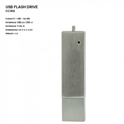 Aluminum Metal ER CLASSIC CC302 Pendrive