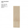 Pendrive ER CLASSIC CC402 Drewniany z grawerem