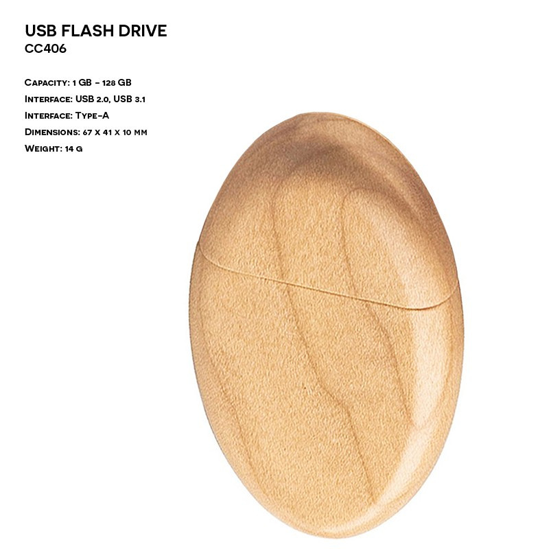 Pendrive ER CLASSIC CC406 Drewniany