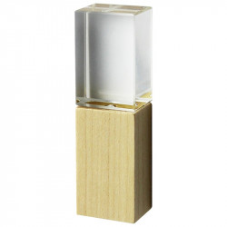 Pendrive ER CLASSIC CCP940 Drewniano - Szklany z podświetlanym logo