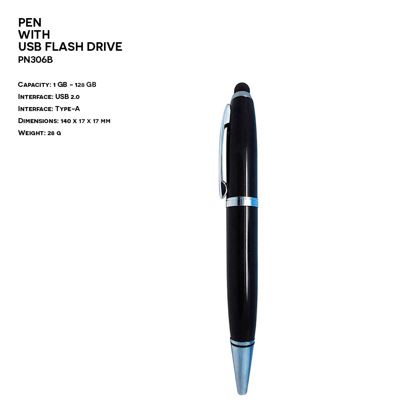Reklamowy Pendrive ER DŁUGOPIS PN306T Metalowy